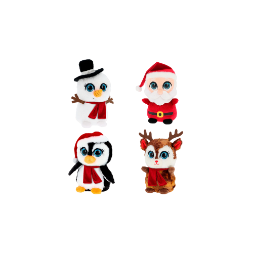 "Festive Animotsu Christmas Plush Toy – Cute Soft Toy Holiday Gift for £7"