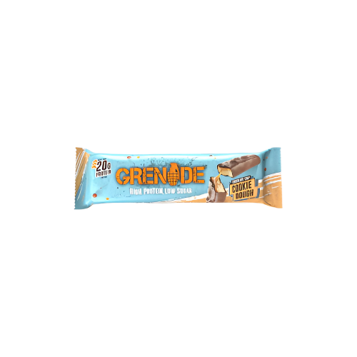 Grenade Protein Bar – Chocolate Chip Cookie Dough (60g) | High-Protein, Low-Sugar Snack