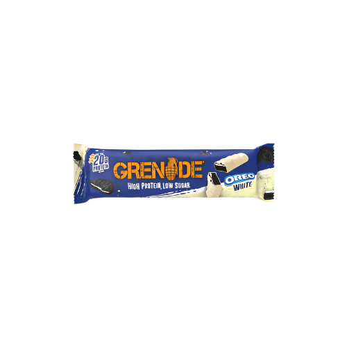 Grenade White Chocolate Oreo Protein Bar – 60g | High-Protein, Low-Carb Snack with Oreo Crumble