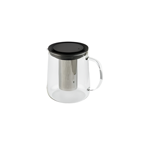 Habitat Glass Teapot With Infuser & Black Lid 1000ml – IndianGroceryUK