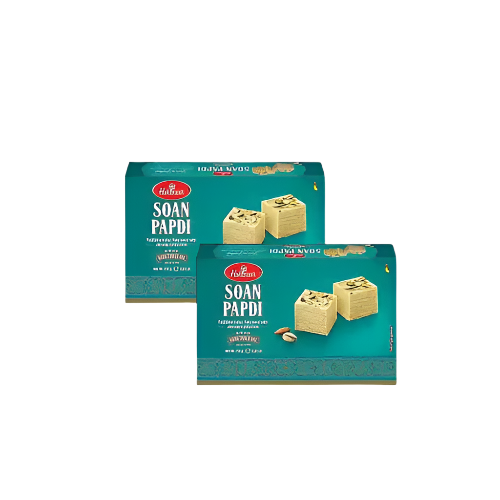 Haldiram’s Soan Papdi 250g Pack of 2 - Traditional Indian Sweet