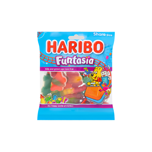 Haribo Funtasia 150g – A Fun & Fruity Mix of Chewy Gummies
