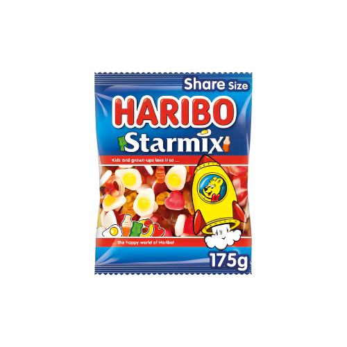Haribo Starmix 175g – A Fun Mix of Fruity & Chewy Sweets