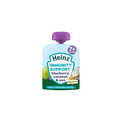 Heinz Baby Food Blueberry, Coconut & Oat Immunity Support Pouch 7+ Months – 85g