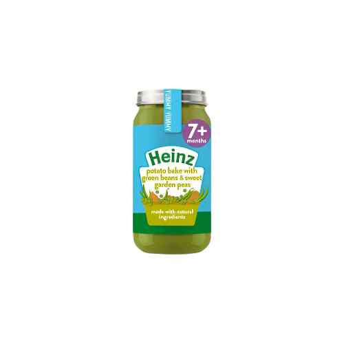 Heinz by Nature Potato Bake with Green Beans & Sweet Garden Peas Baby Food 7+ Months – 200g | Healthy Weaning Meal