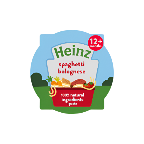 Heinz Spaghetti Bolognese Baby Food Tray 200g – Nutritious Toddler Meal for 12+ Months