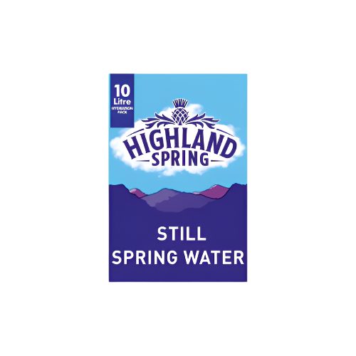 Highland Spring Still Water 10L – Pure, Natural Water from the Scottish Highlands