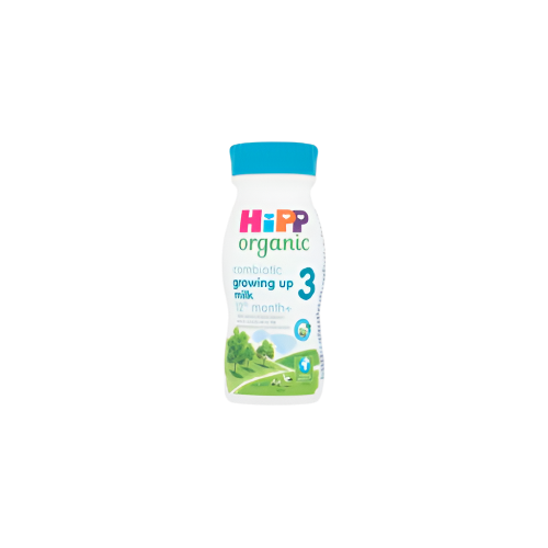 HiPP Organic 3 Growing Up Baby Milk Ready to Feed Liquid Formula 12+ Months – 200ml | Organic Baby Milk