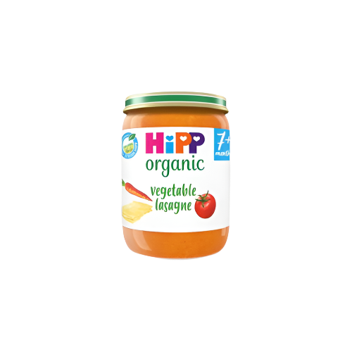 HiPP Organic Vegetable Lasagne Baby Food Jar 7+ Months – 190g | Healthy Baby Meal