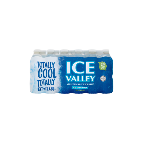 Ice Valley Still Spring Water 24 x 500ml – Pure Natural Water for Hydration
