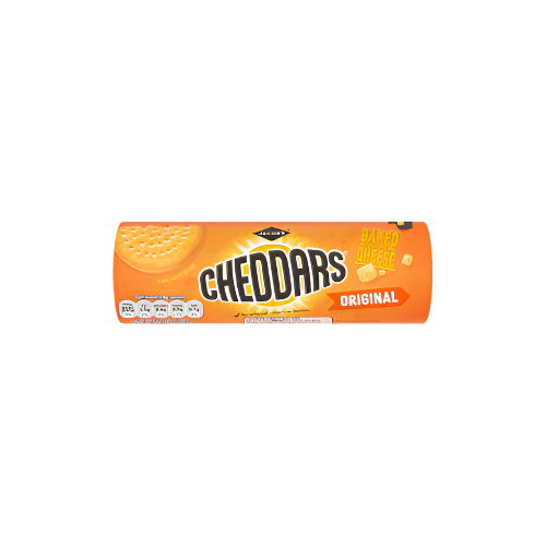 Jacob’s Baked Cheddars Cheese Crackers 150g | Crispy & Cheesy Savory Snack