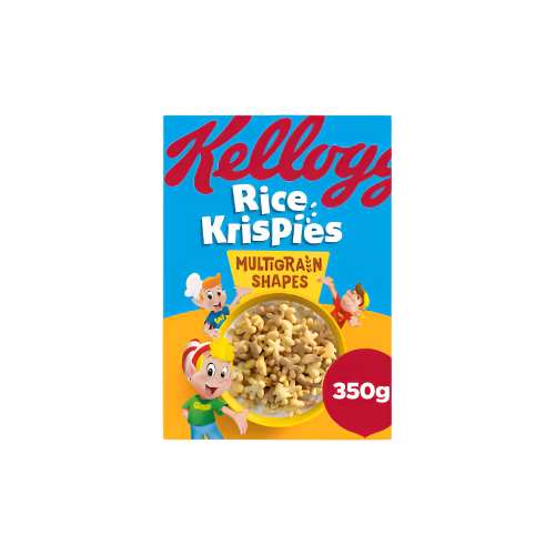 Kellogg’s Rice Krispies Multigrain Cereal 350g box – whole grain breakfast cereal made with oats, corn, and rice