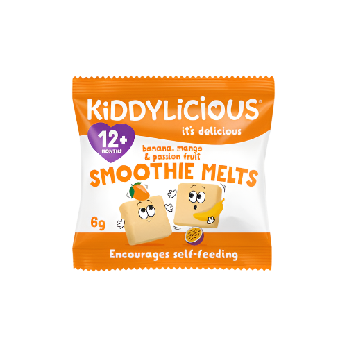 Kiddylicious Mango Smoothie Melts 6g – Healthy Snack for Babies
