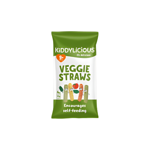 Kiddylicious Veggie Straws Multipack 4x12g – Healthy & Tasty Snack for Kids