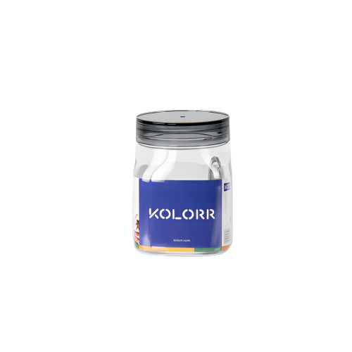 Kolorr Cuba PET Plastic Food Storage Jar 800ml with Airtight Lid