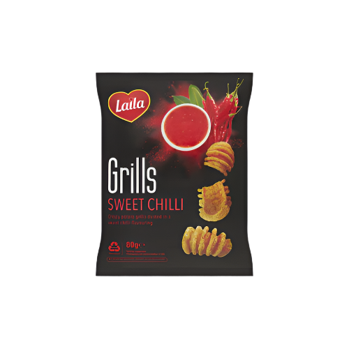 Laila Sweet Chilli Grills 80g – Spicy & Crunchy Indian Snack