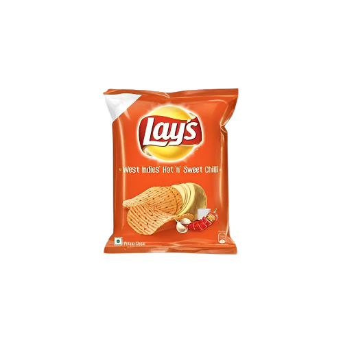 Lays Hot 'N' Sweet Chilli 50g - Spicy & Sweet Chips by Lays