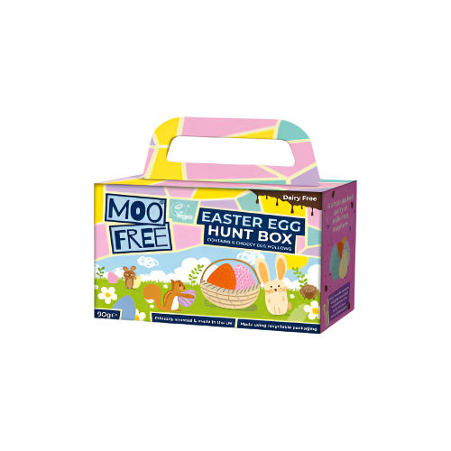 Moo Free Easter Egg Hunt Box 90g – Dairy-Free & Vegan Chocolate Treat