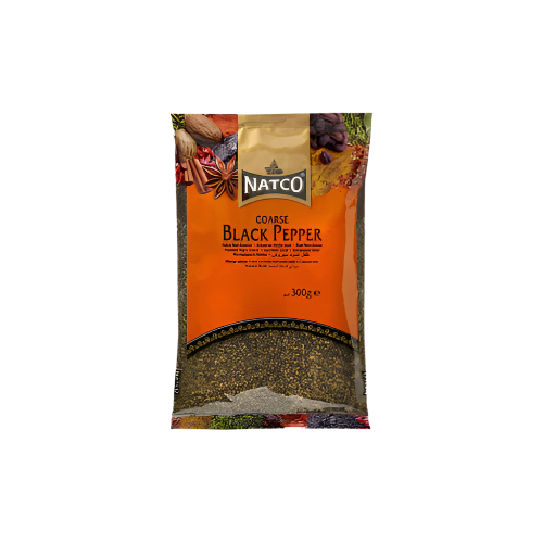 Natco Premium Coarse Black Pepper 300g – High-Quality Coarse Ground Pepper for Bold Flavor