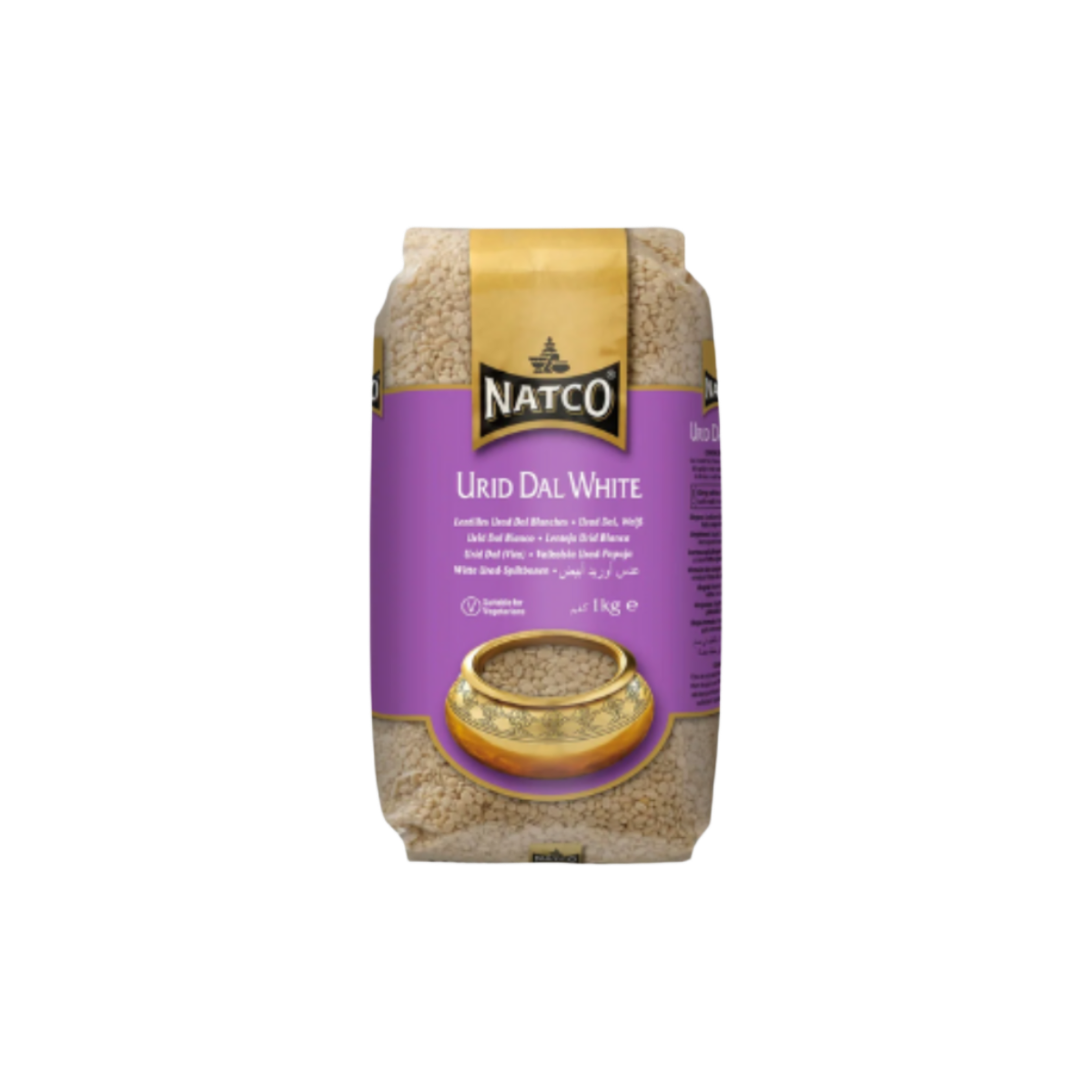 Natco Premium White Urid Dal 1kg – High-Quality Lentils for Dosas and Dals