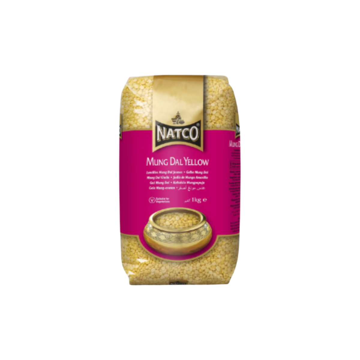 Natco Premium Yellow Mung Dal 1kg – Nutritious, Protein-Rich Lentils for Cooking