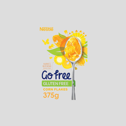 Nestlé GoFree Cornflakes 375g – Gluten-Free Breakfast Cereal for Coeliac Diets