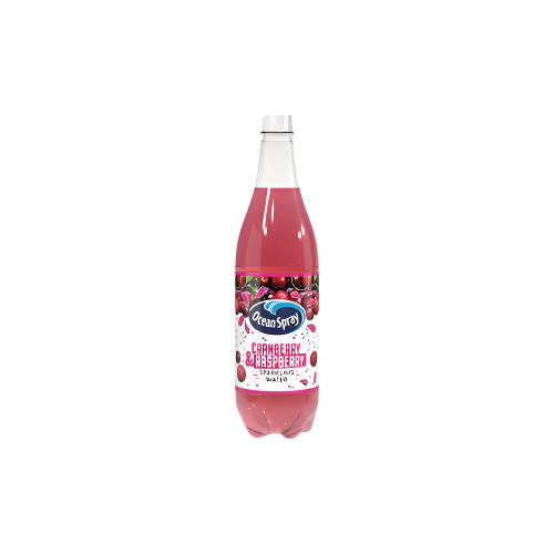Ocean Spray Sparkling Water 1L – Cranberry & Raspberry Flavour – Indian Grocery UK