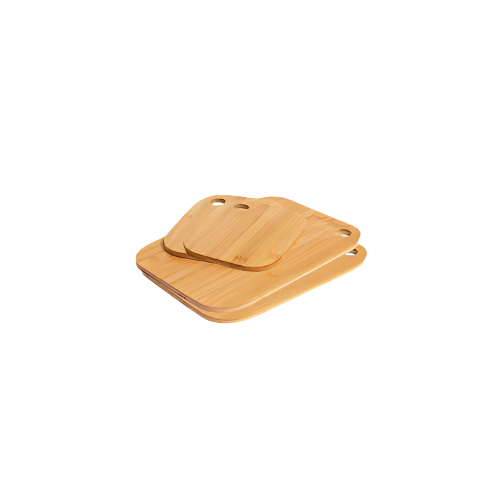 Open Kitchen Bamboo Chopping Board Set – Natural Eco-Friendly Wooden Cutting Boards for Kitchen Use