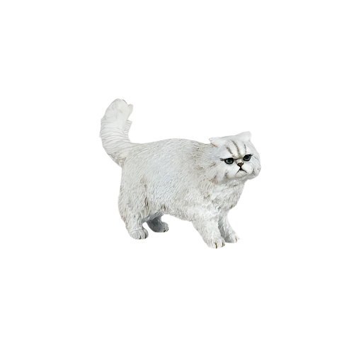 PAPO Persian Cat Toy Figure – Hand-Painted Collectible Persian Cat Figurine
