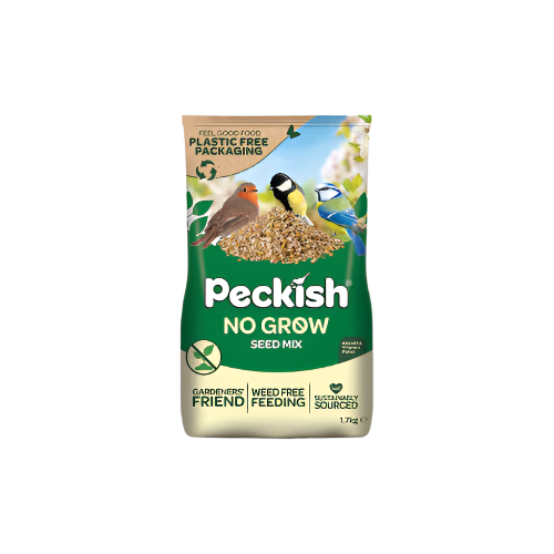 Peckish No Grow Seed Mix for Wild Birds 1.7Kg – No Mess, No Weed Growth