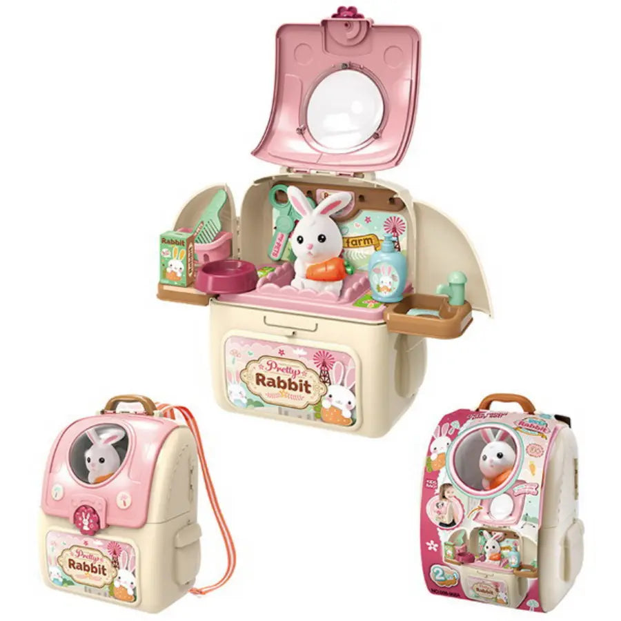 Adventure Backpack & Rabbit Toy