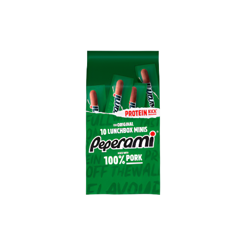 Peperami Original Mini Salami 10-Pack – Meat Snack Sticks