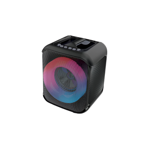 Pifco LED RGB Cube Speaker – Wireless Bluetooth Speaker with Multi-Color Lights