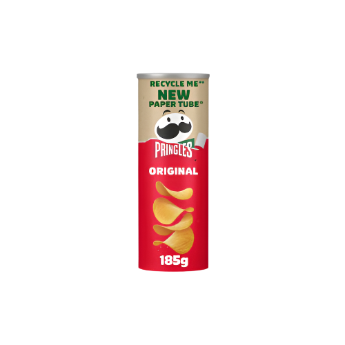 Pringles Original Sharing Crisps 185g – Crispy and Crunchy Potato Chips
