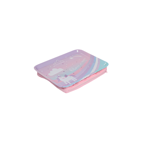 Scribble Pop Shop Kids Lap Tray - Unicorn Design with Cushioned Base for Snacks and Activities
