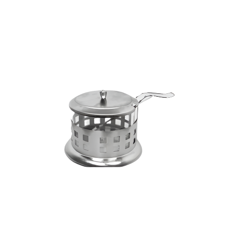 Steel and Glass Sugar and Spice Storage Jar – 9x8cm Airtight Kitchen Container – IndianGroceryUK