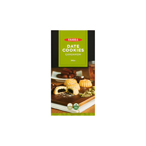 Tahira Date Cookies with Cardamom 260g – Traditional Middle Eastern Sweet