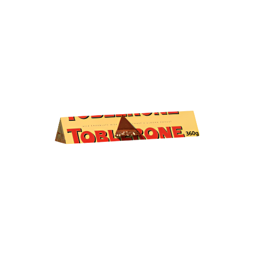 Toblerone Milk Chocolate Bar 360g – Creamy, Crunchy & Irresistible
