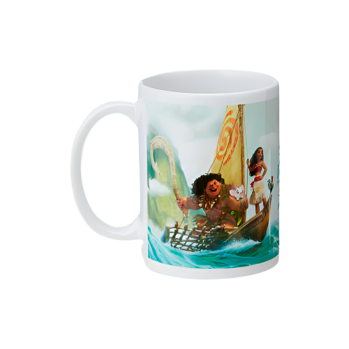 Tropical Ocean Voyage Mug – Boat-Themed 350ml Ceramic Cup Inspired by Island Adventures