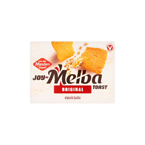 Van Der Meulen Melba Original Thins 100g | Light & Crispy Toasted Bread Slices