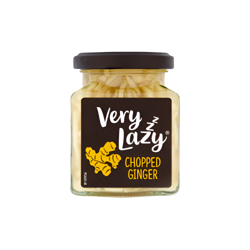 Very Lazy Ginger 190G – Pre-Chopped Ginger in Vinegar for Quick & Easy Cooking