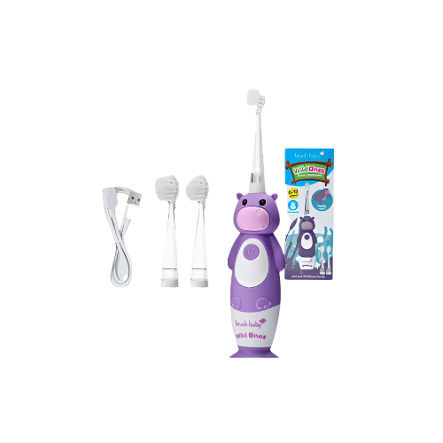 WildOnes™ Hippo Kids Electric Rechargeable Toothbrush – Fun & Gentle Brushing for Kids – £34.99