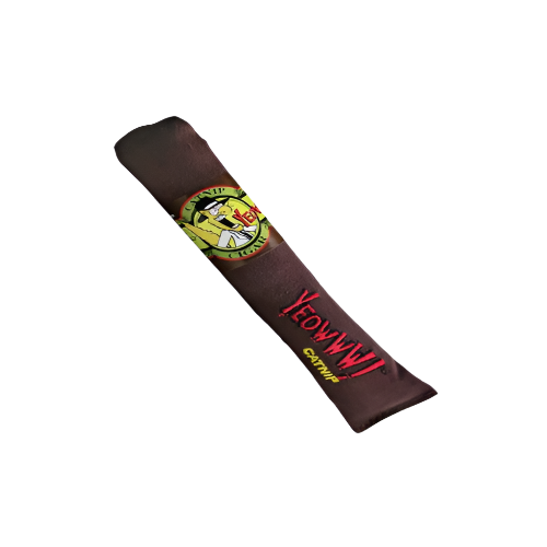 Yeowww Catnip Cigar Toy 17.78cm – Organic Natural Catnip Toy for Cats
