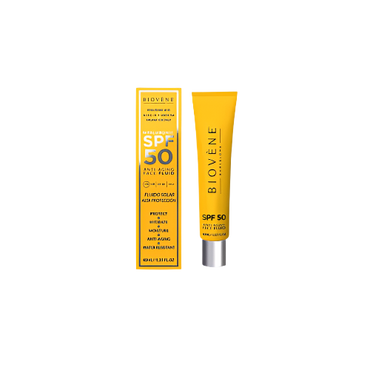 Biovène Hyaluronic SPF50 Face Fluid – 40ml Anti-Aging Moisturiser

