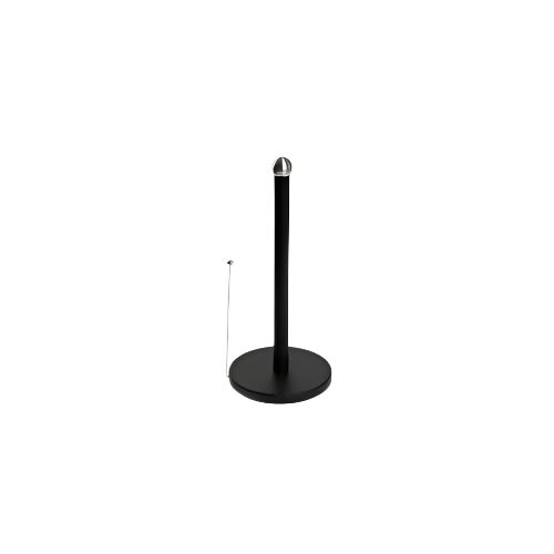 Black Kitchen Roll Holder – Matte Finish Tissue Stand for UK Kitchens

