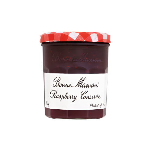 Bonne Maman Raspberry Conserve 370G – Premium French Jam – Buy Online UK

