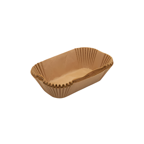 Buffalo Rectangle Air Fryer Liners – 100-Pack Non-Stick Disposable Parchment for Air Fryers

