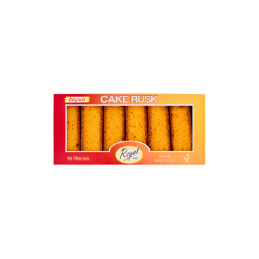 Regal Original Cake Rusks 18 Pieces – Soft, Sweet & Perfect for Tea