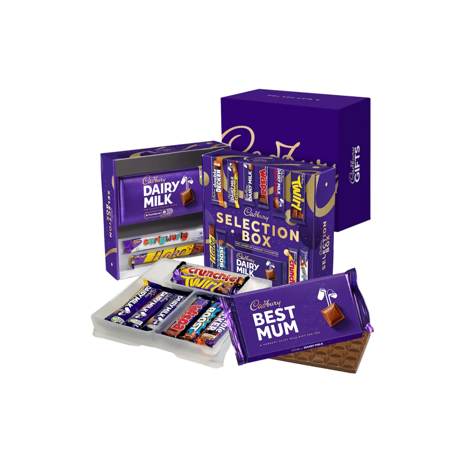Assorted Cadbury Chocolates in Gift Box for Mum