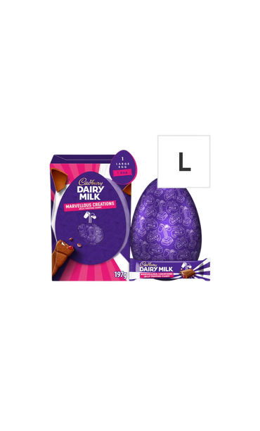 Cadbury Dairy Milk Marvellous Creations Shell Easter Egg 197g with popping candy – IndianGroceryUK UK